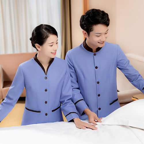 保洁服长袖秋冬装家政物业清洁服养老院理发店清洁工作服酒店制服